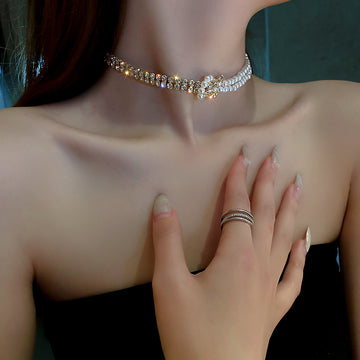 Crystal Accent Choker