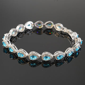 Luxury Heart Zircon Bracelet for Women