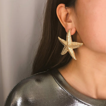 Sleek Pockmarked Earrings