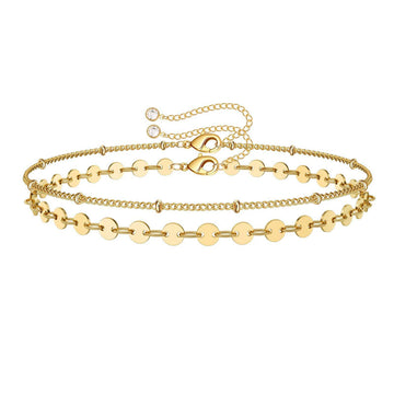 Minimalist Gold Layered Bracelet